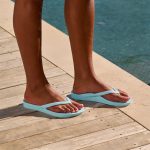 Arch Support Flip Flops - Classic - Sky Blue